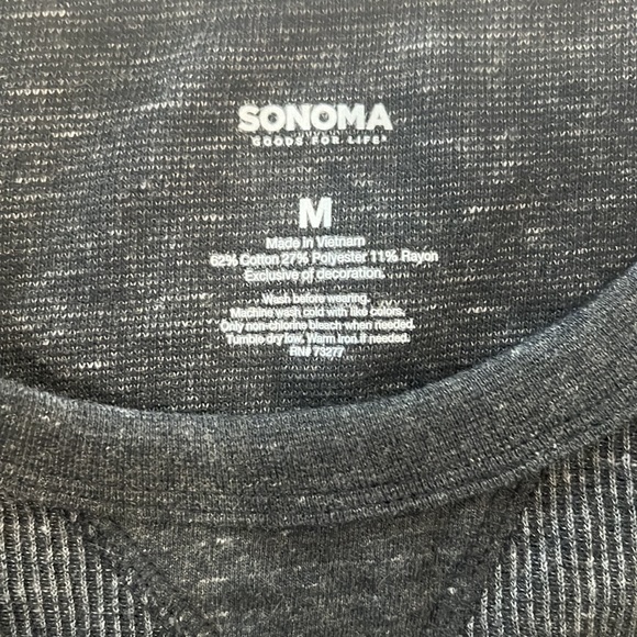 NWT Supersoft Thermal Crewneck Top by Men's Sonoma Goods For Life - Picture 2 of 3